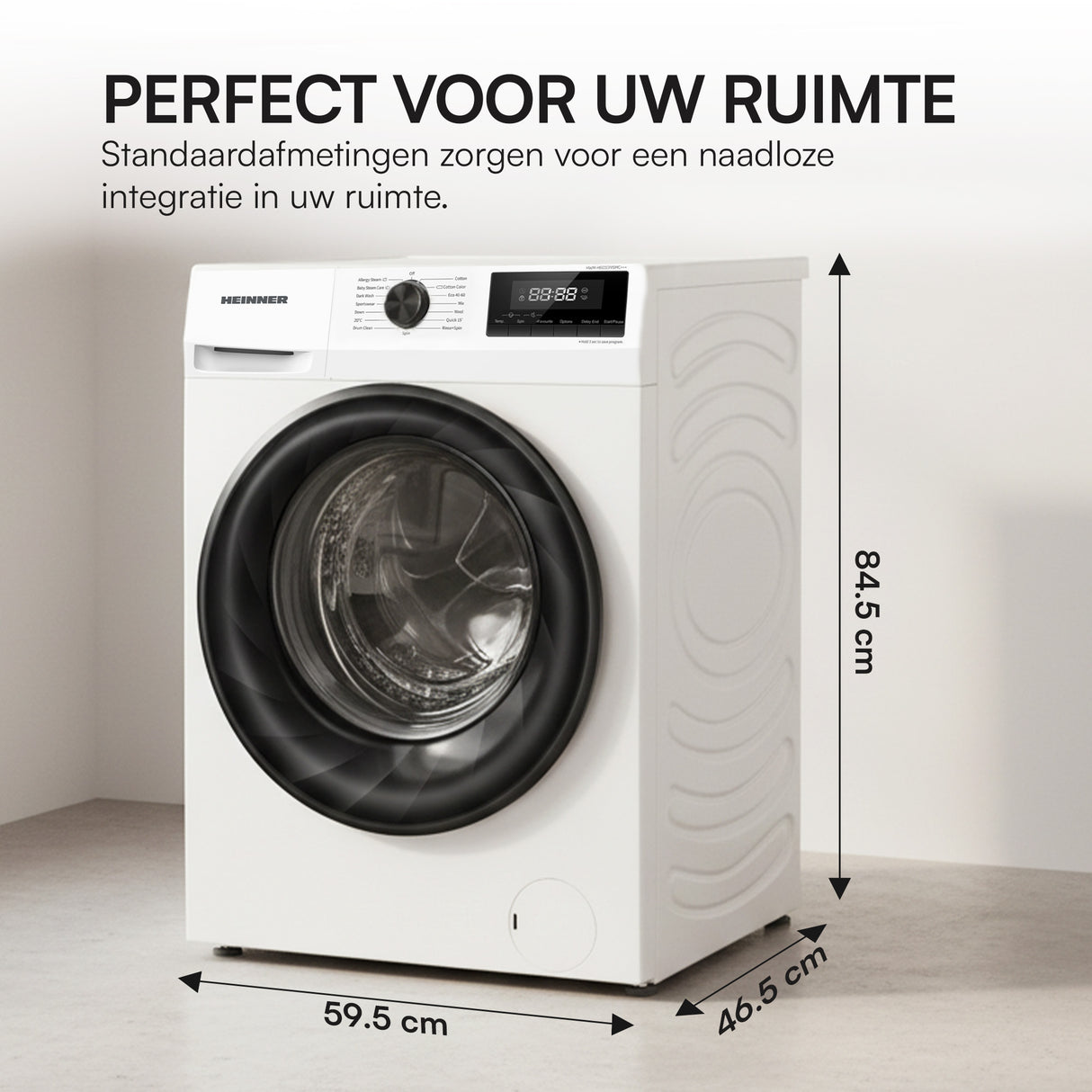 Heinner HWM-H6010IVSMC+++ Slimline-Waschmaschine 6 kg – 1000 U/min – Bild 8