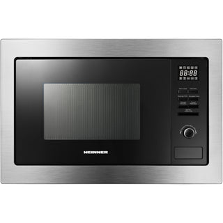 Heinner Mikrowelle HMW-MDBI25GDIX – Einbau – 25 L – Grill – digital – Edelstahl