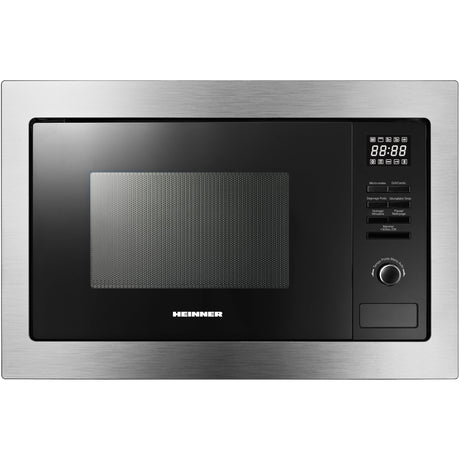 Heinner Mikrowelle HMW-MDBI25GDIX – Einbau – 25 L – Grill – digital – Edelstahl – Produktfoto