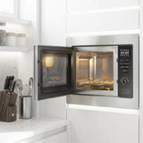 Heinner Mikrowelle HMW-MDBI25GDIX – Einbau – 25 L – Grill – digital – Edelstahl – Bild 5