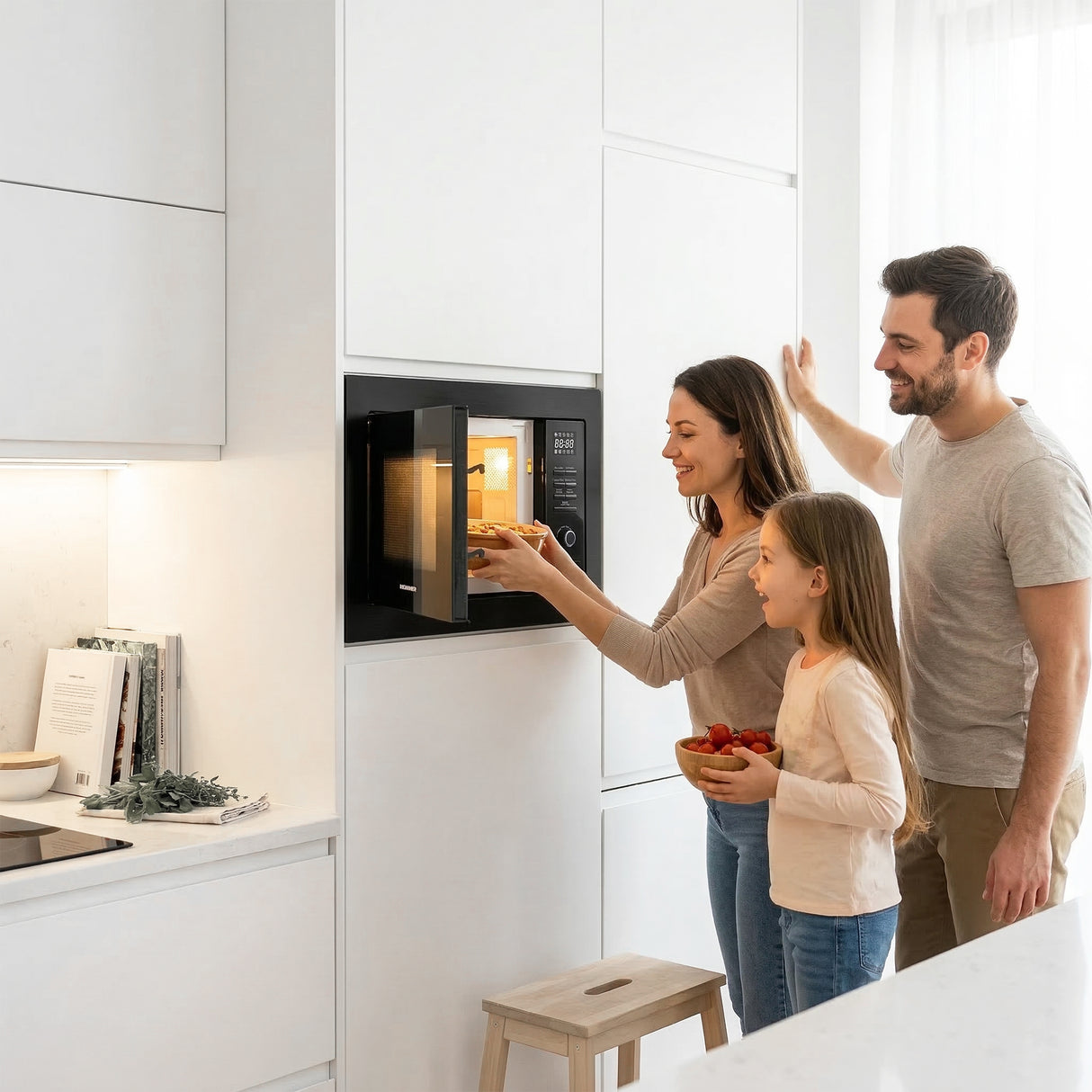 Heinner Mikrowelle HMW-MDBI25GDBK – 25 L – Grill – digital – schwarz – Bild 7