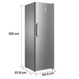 Heinner Gefrierschrank HFF-M272NFCXE – 272 Liter – No Frost – Konvertierbar – Super Freeze – Maßzeichnung