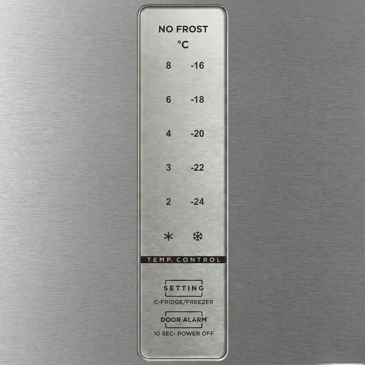 Heinner Gefrierschrank HFF-M272NFCXE – 272 Liter – No Frost – Konvertierbar – Super Freeze – Bedienfeld