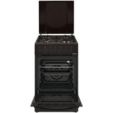 Heinner Gasherd HFSC-S60LITGC-BRW – 4 Brenner – Elektro-Backofen mit Grill – Bild 4