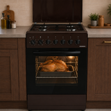Heinner Gasherd HFSC-S60LITGC-BRW – 4 Brenner – Elektro-Backofen mit Grill – Bild 8