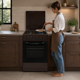 Heinner Gasherd HFSC-S60LITGC-BRW – 4 Brenner – Elektro-Backofen mit Grill – Bild 10