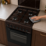 Heinner Gasherd HFSC-S60LITGC-BRW – 4 Brenner – Elektro-Backofen mit Grill – Bild 11