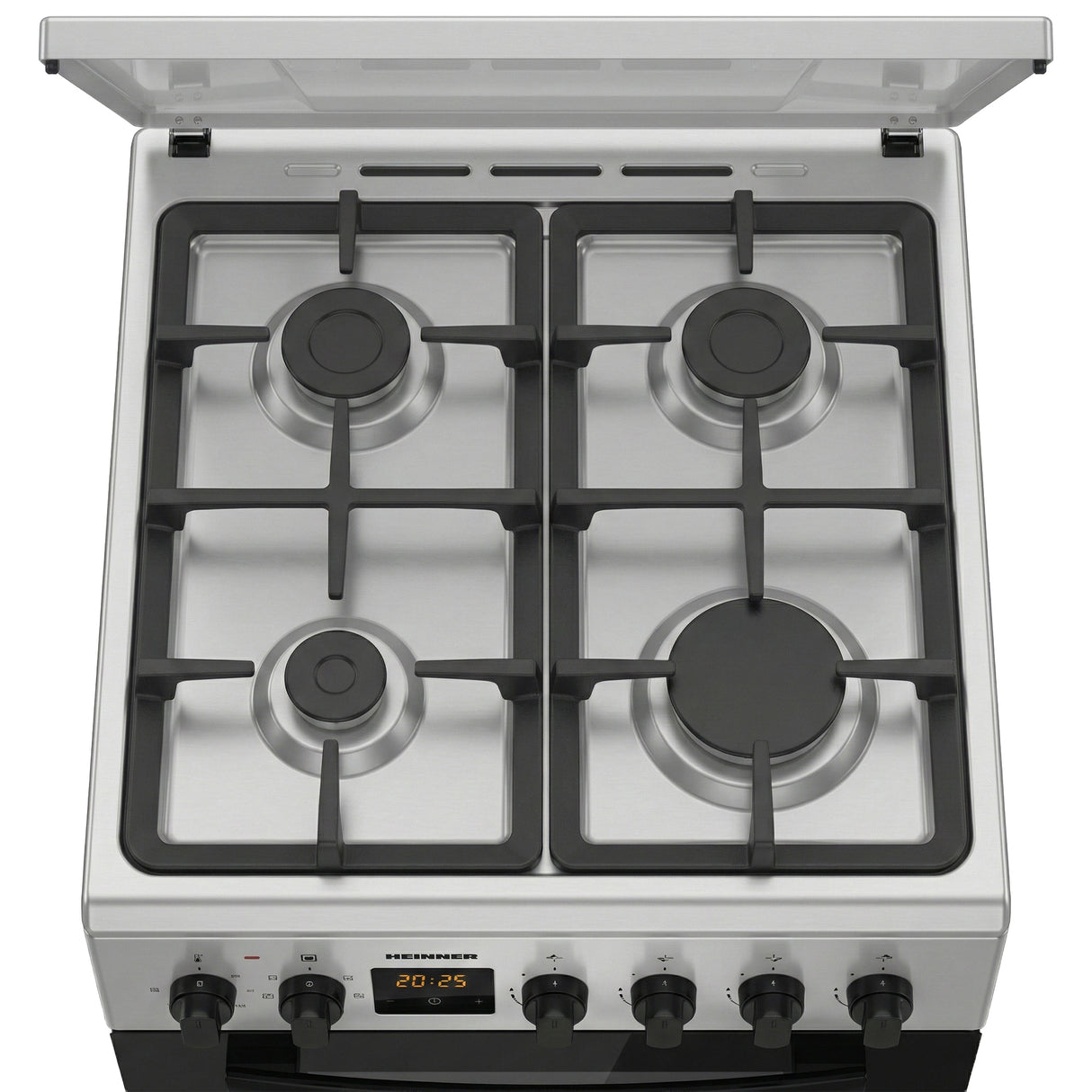 Heinner Gasherd HFSC-S65MIXFD-SL – 4 Brenner – Elektro-Ofen mit Grill – Bild 5