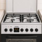 Heinner Gasherd HFSC-S65MIXFD-SL – 4 Brenner – Elektro-Ofen mit Grill – Bild 10