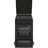 Heinner Gasherd HFSC-S60LITGC-BK – 4 Brenner – Elektro-Backofen mit Grill – Schwarz – Bild 5