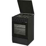 Heinner Gasherd HFSC-S60LITGC-BK – 4 Brenner – Elektro-Backofen mit Grill – Schwarz – Bild 6