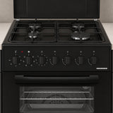 Heinner Gasherd HFSC-S60LITGC-BK – 4 Brenner – Elektro-Backofen mit Grill – Schwarz – Bild 10