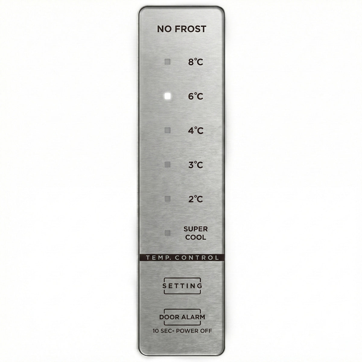 Heinner HF-M362NFE++ Standkühlschrank – 362 L – No Frost – Energieeffizienzklasse E – Bedienfeld