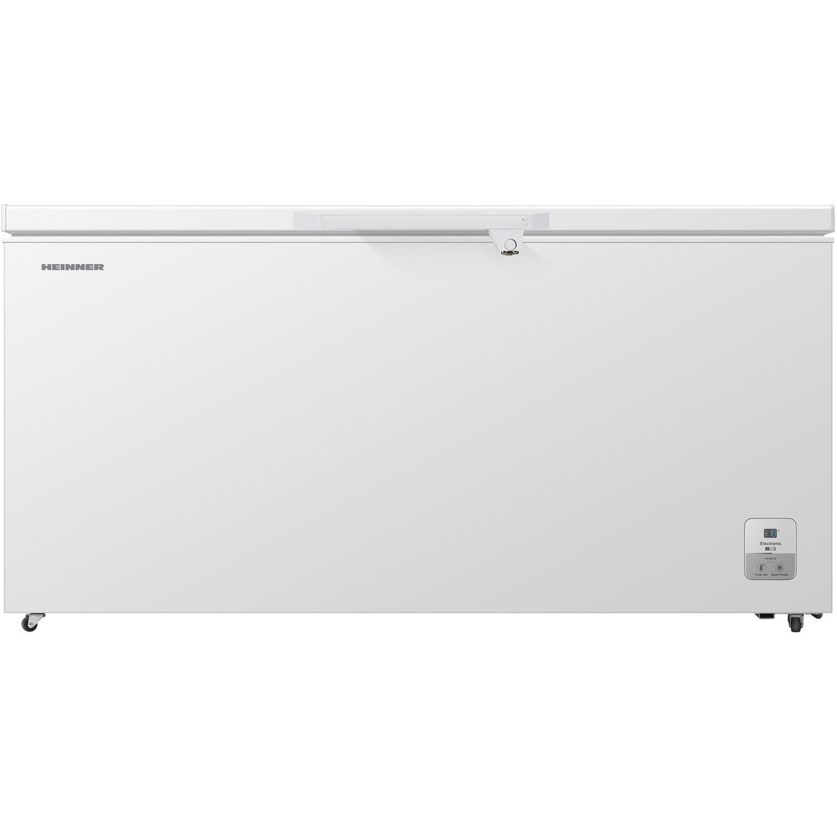 Heinner Gefriertruhe HCF-HS500EE – 500L – Inverter-Motor – Supergefrieren – Produktfoto