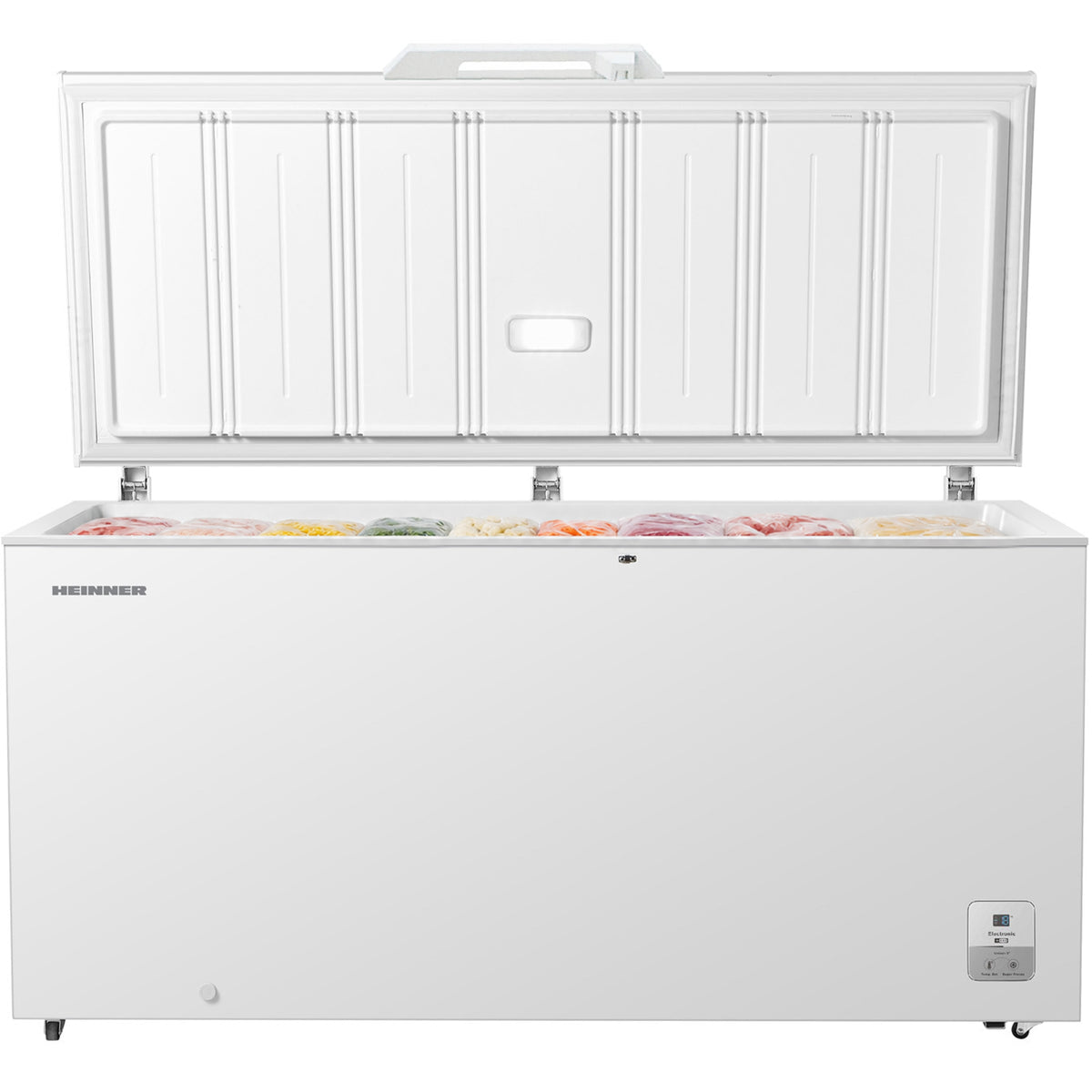 Heinner Gefriertruhe HCF-HS500EE – 500L – Inverter-Motor – Supergefrieren – Bild 2