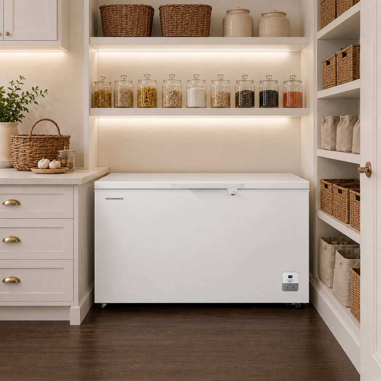 Heinner Gefriertruhe HCF-HS500EE – 500L – Inverter-Motor – Supergefrieren – Bild 5