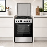 Heinner HFSC-S66FDC-BIX Gasherd – 4 Brenner – Backofen mit 6 Funktionen – Grill – Bild 9