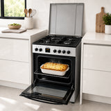 Heinner HFSC-S66FDC-BIX Gasherd – 4 Brenner – Backofen mit 6 Funktionen – Grill – Bild 10