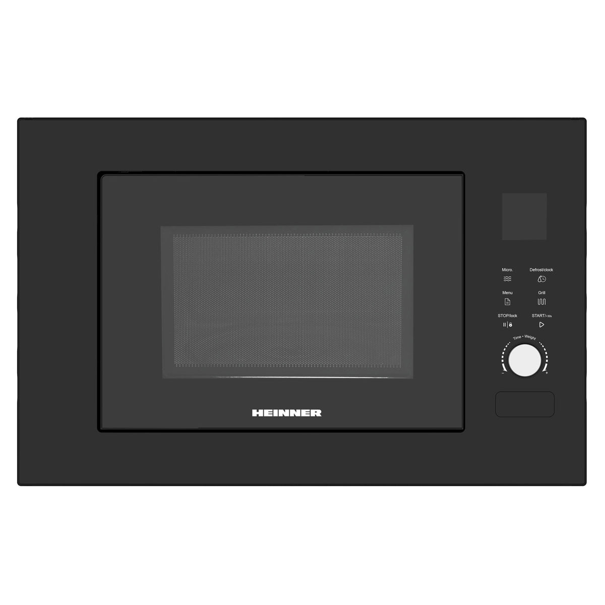 Heinner HMW-BI2360BK Mikrowelle – 23 L – Grill – LED – Kindersicherung – Produktfoto