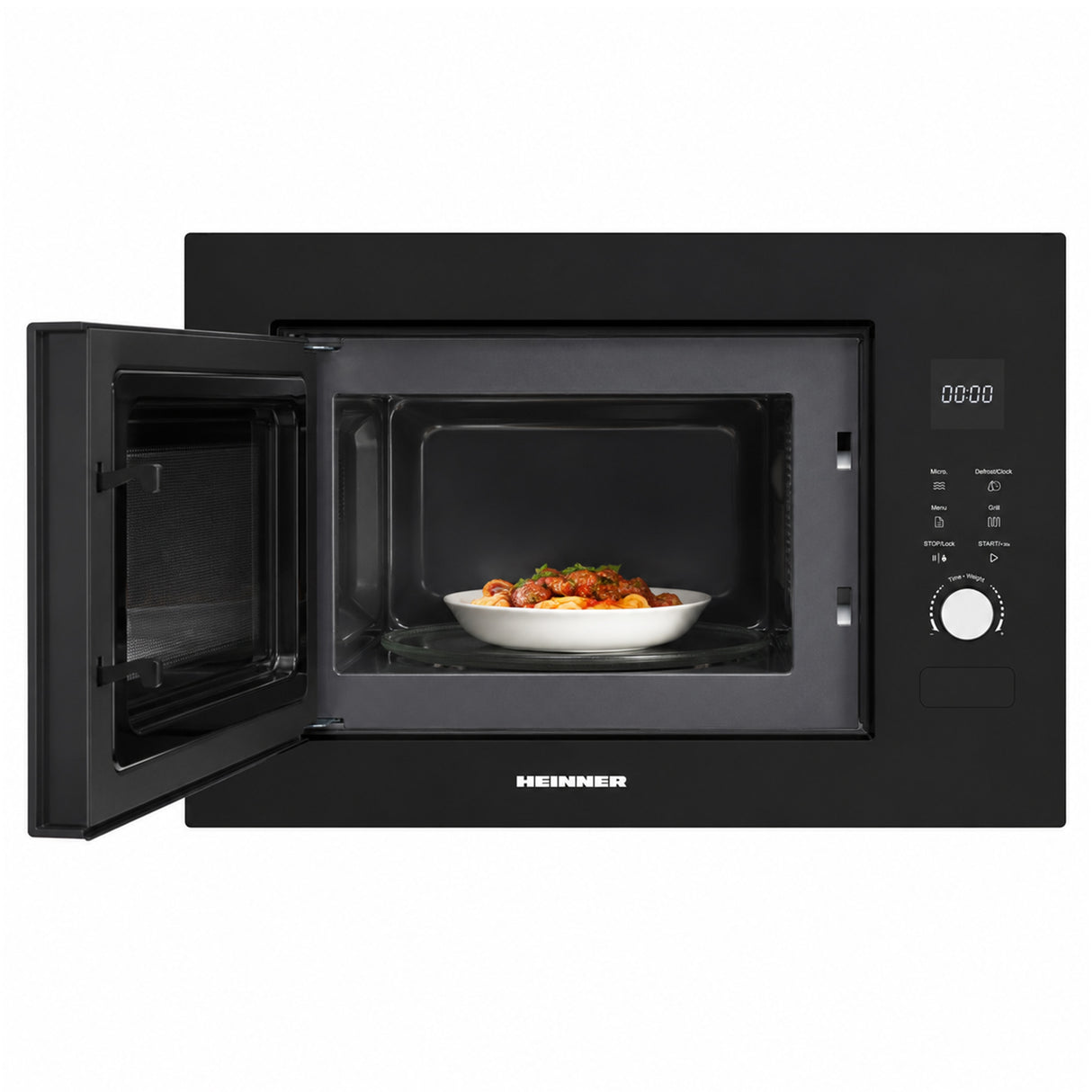 Heinner HMW-BI2360BK Mikrowelle – 23 L – Grill – LED – Kindersicherung – Bild 3