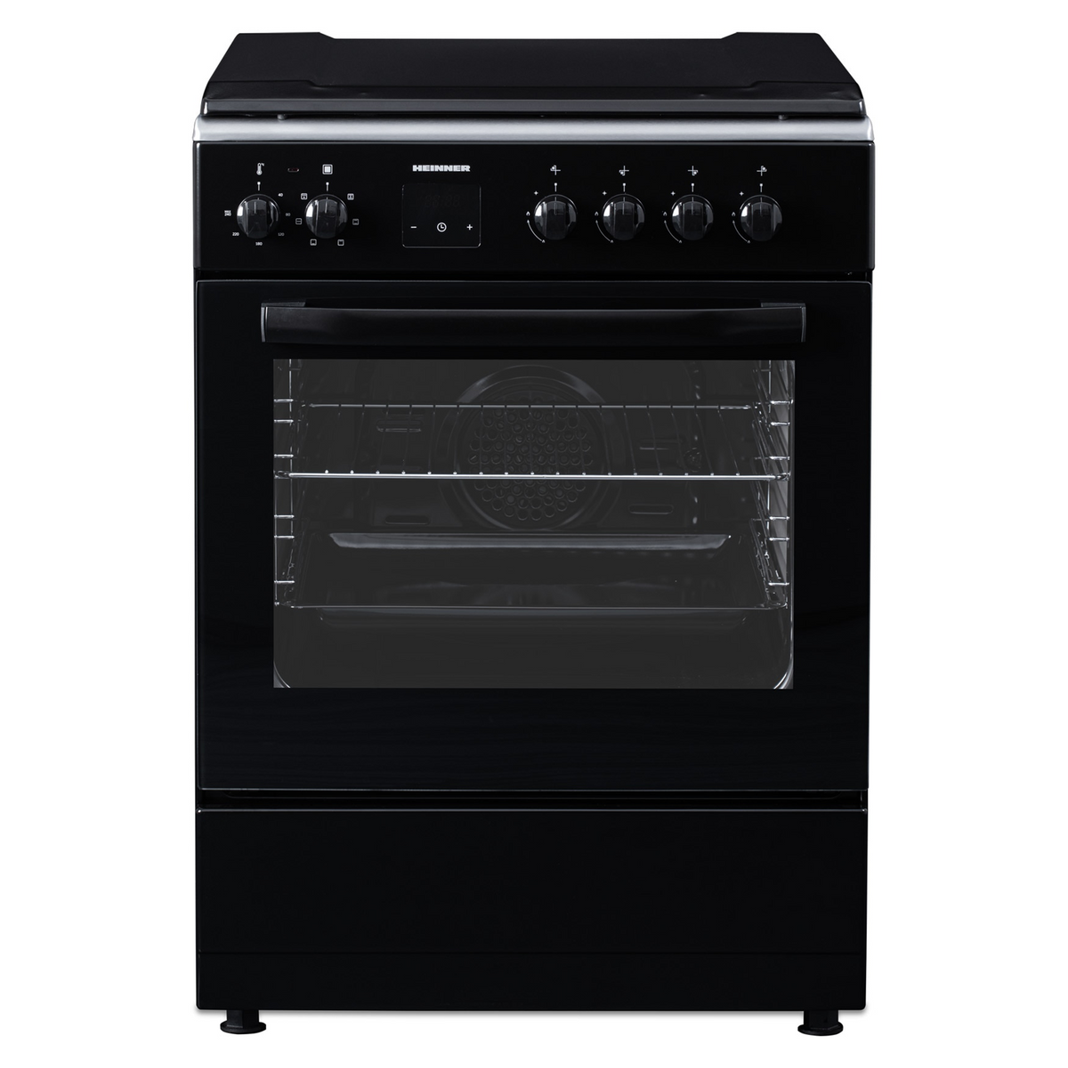 Heinner Gasherd HFSC-S66FDCC-IBK – 50 cm – 4 Kochfelder – Backofen mit 6 Funktionen und Grill – Schwarz – Bild 5