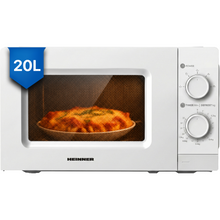 Heinner Mikrowelle HMW-MD20MWH – 20 Liter – 700 W – weiß