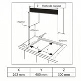 Heinner HBH-M302FIX Einbaukochfeld – Edelstahl – Bild 4