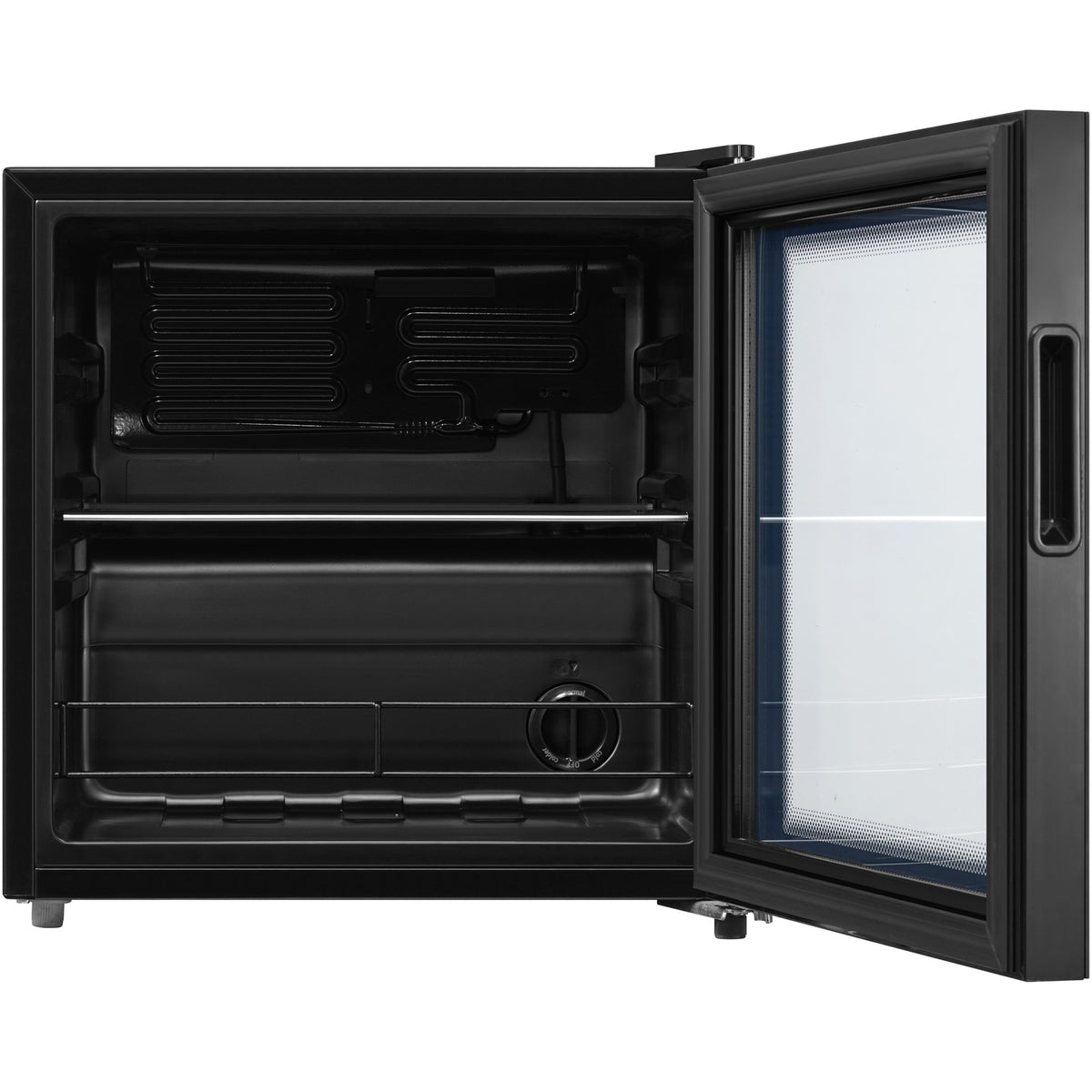 Heinner HBC-M44BKE Getränkekühlschrank – 44 Liter – Glasfront – Schwarz – Bild 4