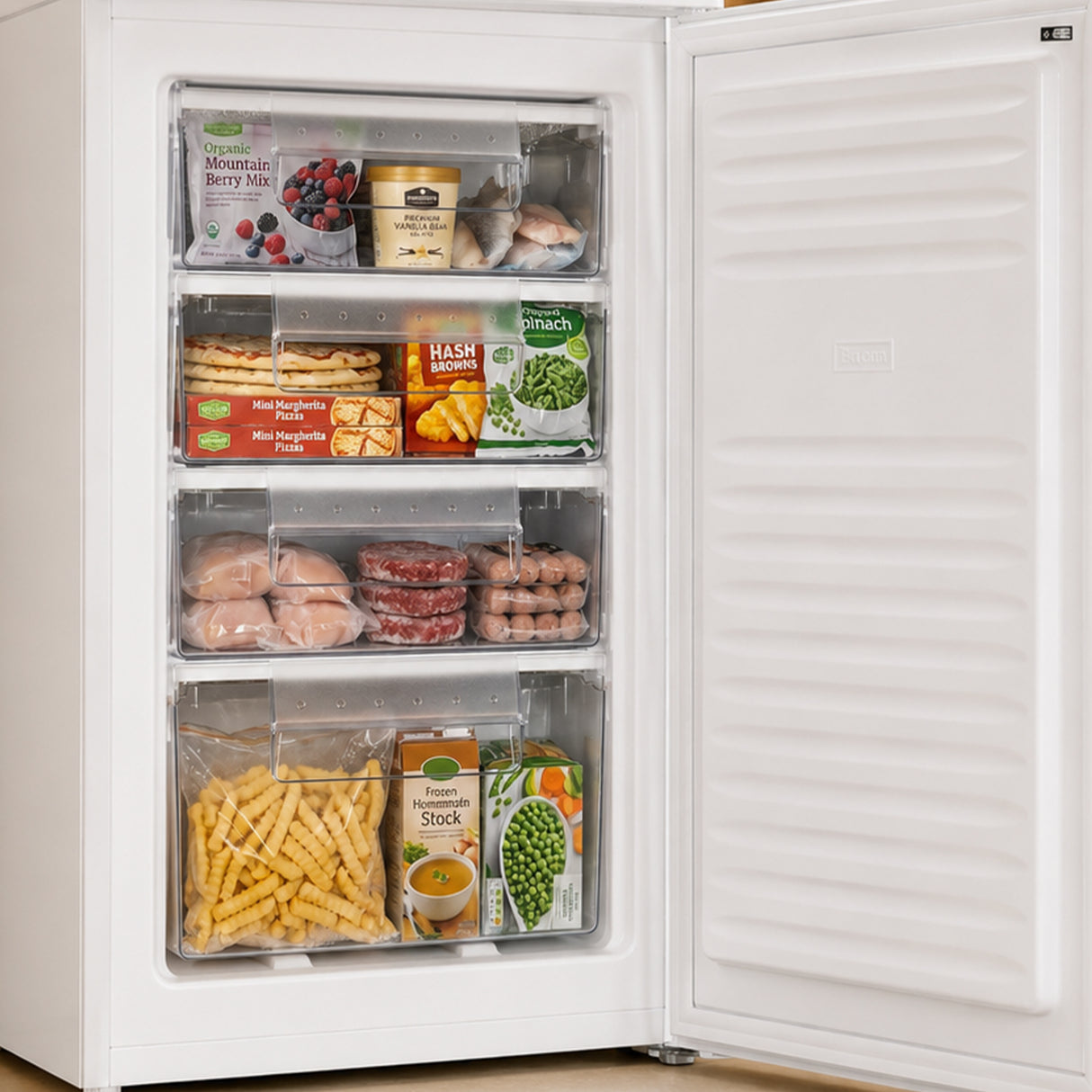 Heinner Gefrierschrank HFF-HM91E – Tischmodell – 91 Liter – Energieeffizienzklasse E – Bild 5