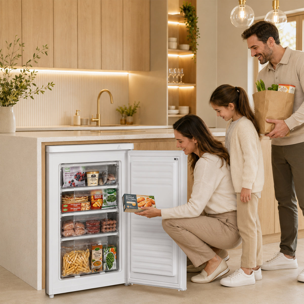 Heinner Gefrierschrank HFF-HM91E – Tischmodell – 91 Liter – Energieeffizienzklasse E – Bild 9