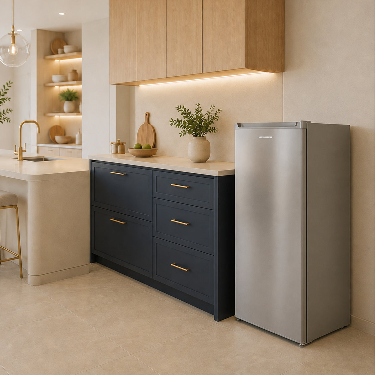 Heinner Gefrierschrank HFF-HM168SE – 168 Liter – Energieeffizienzklasse E – Bild 6