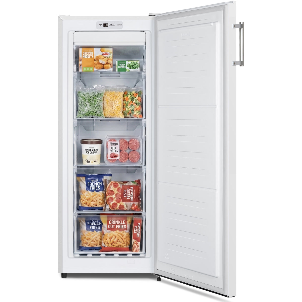 Heinner HFF-HS155NFE++ Gefrierschrank 155 L – Full No Frost & Schnelles Einfrieren – Bild 3