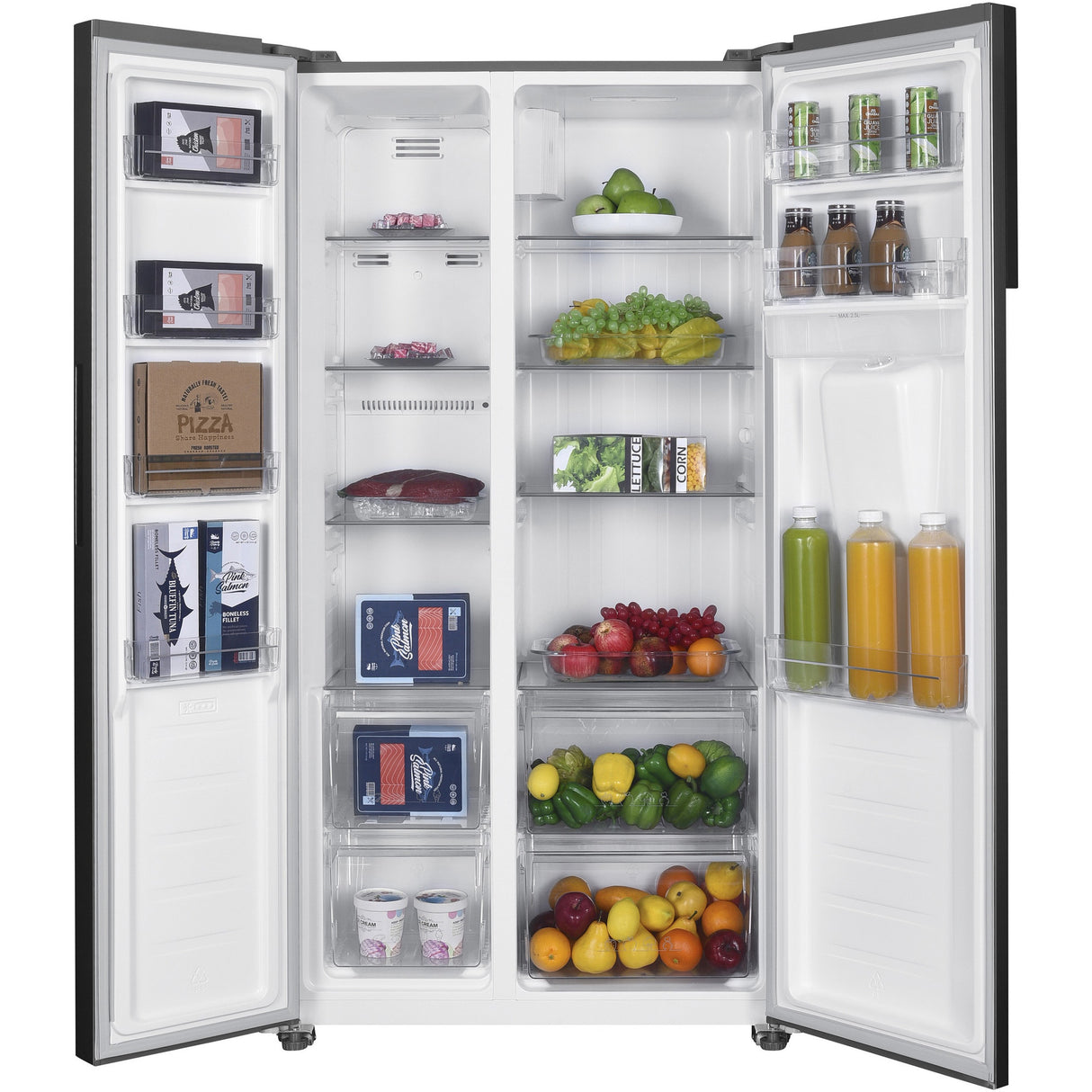 Heinner HSBS-HM439NFINVXWDD Amerikanischer Kühlschrank – 439L – No Frost – Wasserspender – Inverter – Bild 3