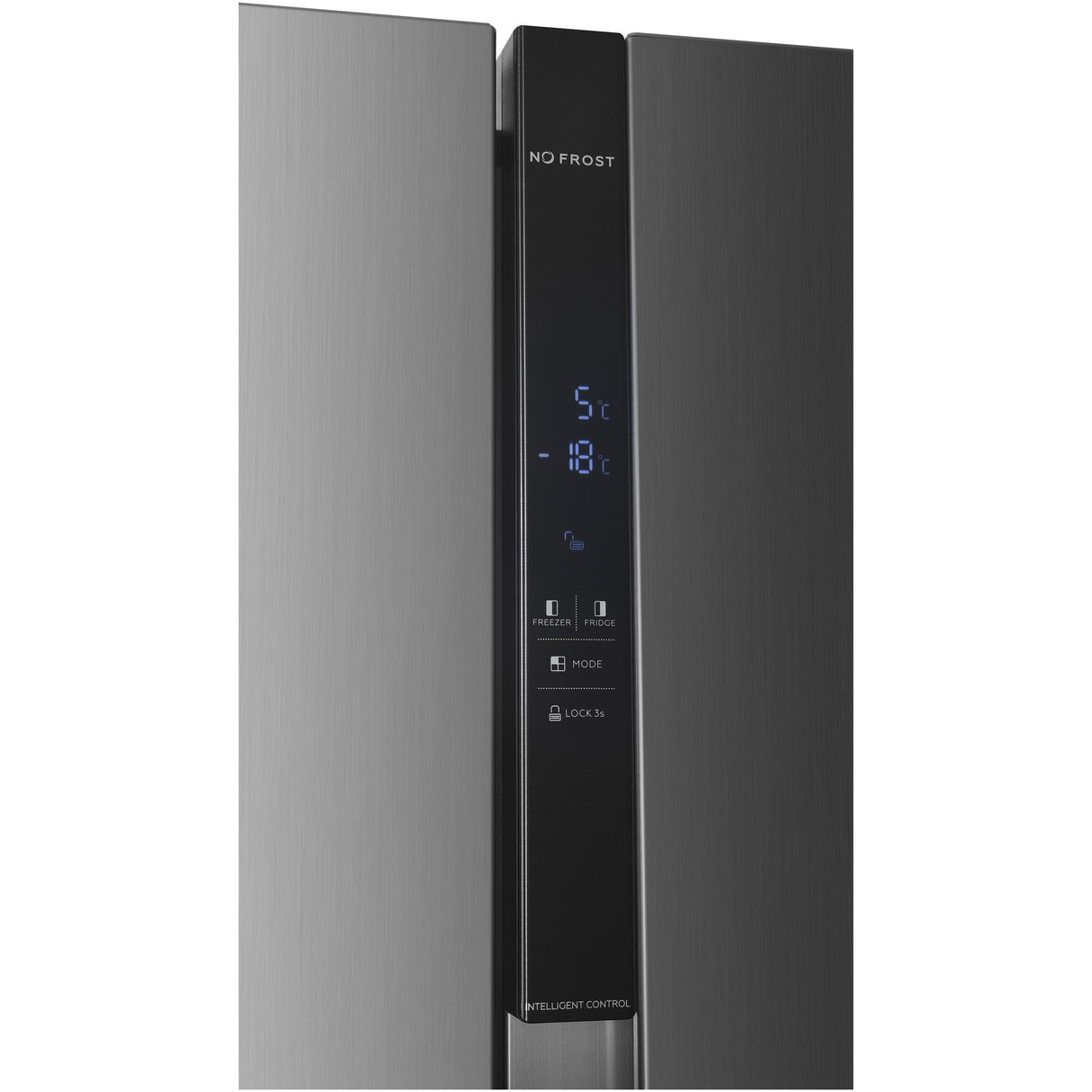 Heinner HSBS-HM439NFINVXWDD Amerikanischer Kühlschrank – 439L – No Frost – Wasserspender – Inverter – Bedienfeld