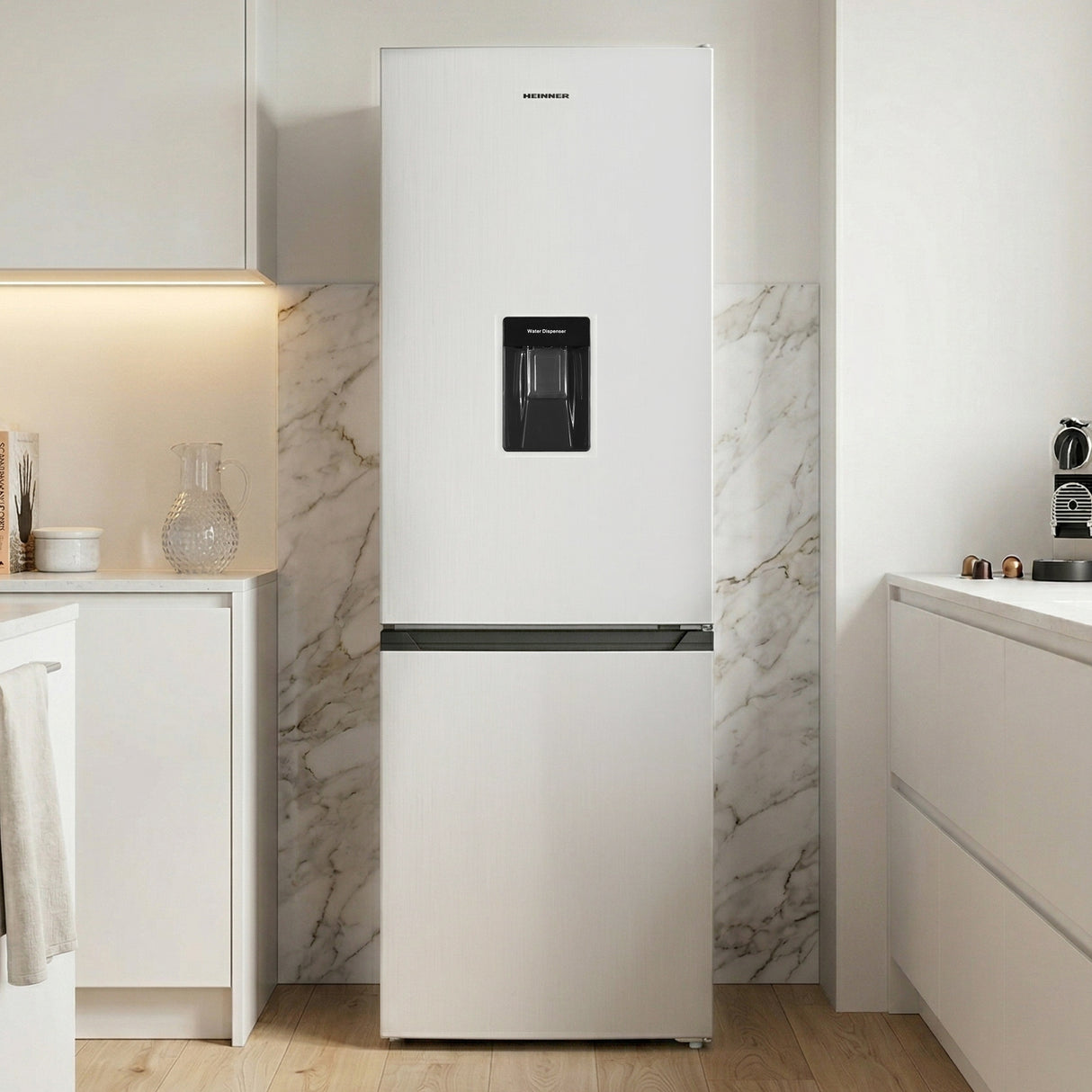 Heinner HCNF-HM291WDE Kühl-Gefrierkombination – 291 L – No Frost – Wasserspender – Energieeffizienzklasse E – Bild 5