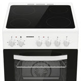 Heinner HFSC-S56E4VWH Keramikkochfeldherd – 50 cm – 4 Kochzonen – Elektrobackofen mit Grill und Umluft – Bild 4