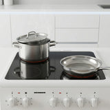 Heinner HFSC-S56E4VWH Keramikkochfeldherd – 50 cm – 4 Kochzonen – Elektrobackofen mit Grill und Umluft – Bild 6