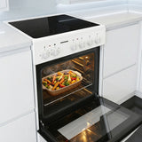 Heinner HFSC-S56E4VWH Keramikkochfeldherd – 50 cm – 4 Kochzonen – Elektrobackofen mit Grill und Umluft – Bild 7
