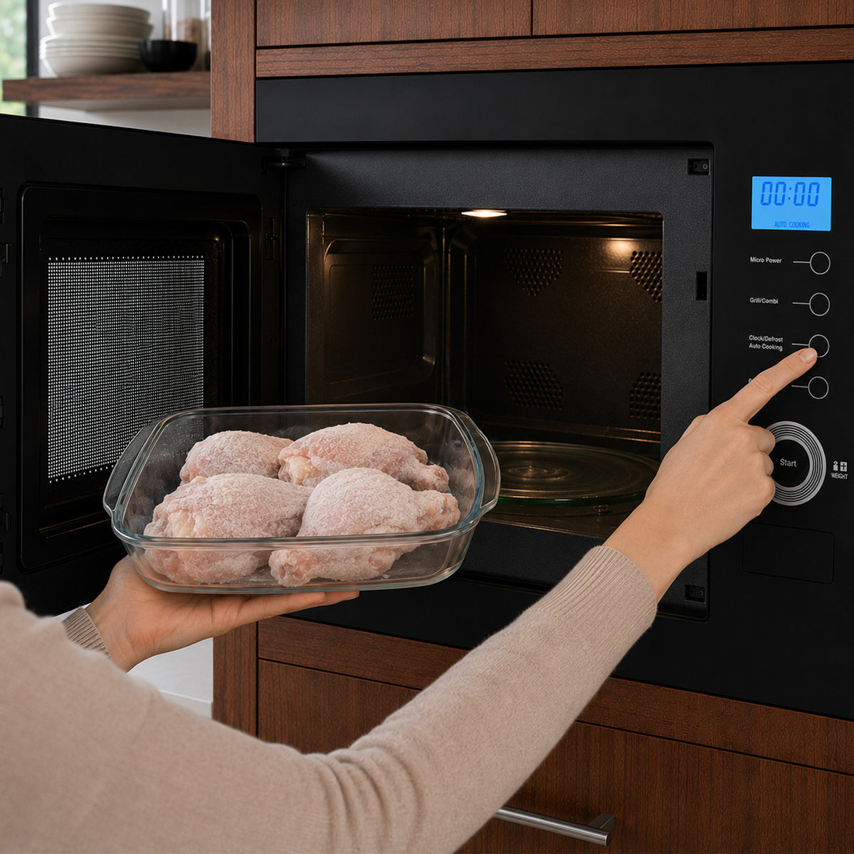 Heinner HMW-25BIGBK Einbau-Mikrowelle – schwarz – Bild 7
