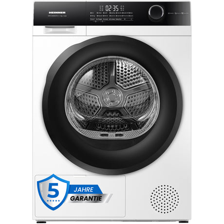 Heinner HHPD-HMK80IVFC Wärmepumpentrockner – 8 kg – Energieeffizienzklasse C – weiß – Produktfoto