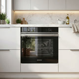 Heinner Einbauofen HBO-M7210GCDRC-GIX – 72L – Grill und Konventionell – Edelstahl mit Glas – Bild 3