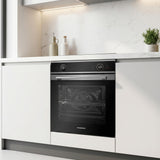 Heinner Einbauofen HBO-M7210GCDRC-GIX – 72L – Grill und Konventionell – Edelstahl mit Glas – Bild 4
