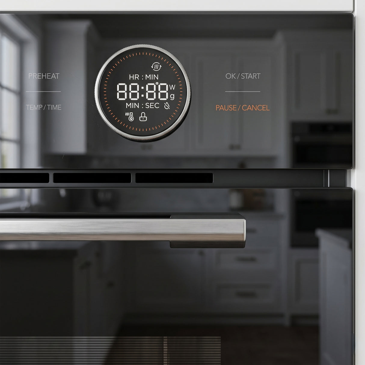 Heinner HBO-M7210GCDRC-GBK Einbaubackofen 72L Grill Konventionell Schwarzes Glas – Bild 7