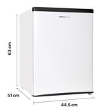 Heinner HMB-M66E Minibar Kühlschrank – 66 Liter – mechanischer Thermostat – umschaltbare Tür – weiß – 5 Jahre – Bild 3