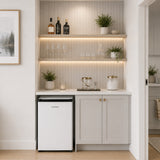 Heinner HMB-M66E Minibar Kühlschrank – 66 Liter – mechanischer Thermostat – umschaltbare Tür – weiß – 5 Jahre – Bild 10