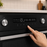 Heinner Einbau-Backofen HBO-M7212GCDRP-GBK – 72 Liter – 60 cm – Schwarzglas – Bild 7