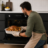 Heinner Einbau-Backofen HBO-M7212GCDRP-GBK – 72 Liter – 60 cm – Schwarzglas – Bild 10