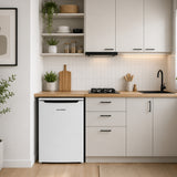Heinner HF-M113E Tischkühlschrank – 113 L – LED-Beleuchtung – umkehrbare Tür – weiß – Energieeffizienzklasse E – Bild 5