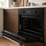 Heinner Einbaubackofen HBO-M7010GCDRP-GBK – 70 L – pyrolytische Selbstreinigung – Heißluft, Grill, Fermentation – Bild 9