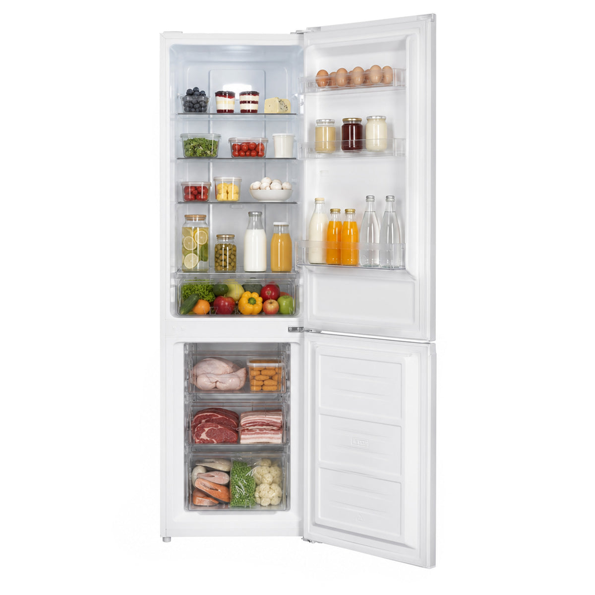 Heinner Kühl-Gefrierkombination HCNF-HM253INVE 253 Liter – No Frost – Inverter – elektronische Steuerung – weiß – 5 – Bild 4